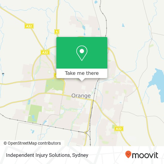 Independent Injury Solutions map