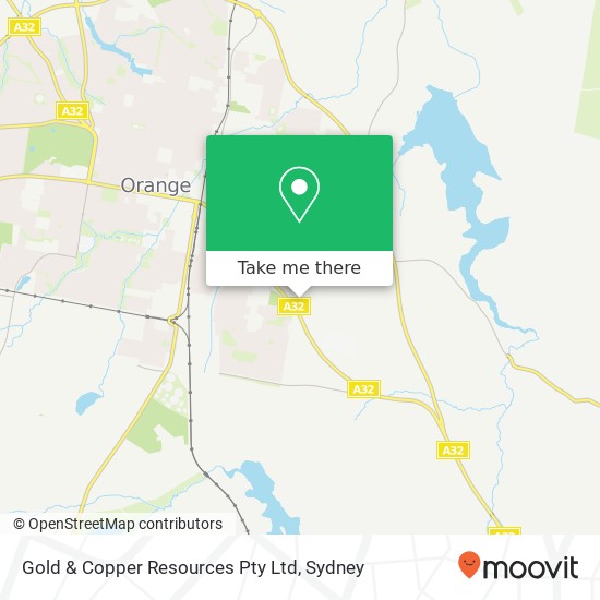 Gold & Copper Resources Pty Ltd map