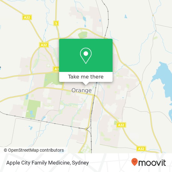 Apple City Family Medicine map