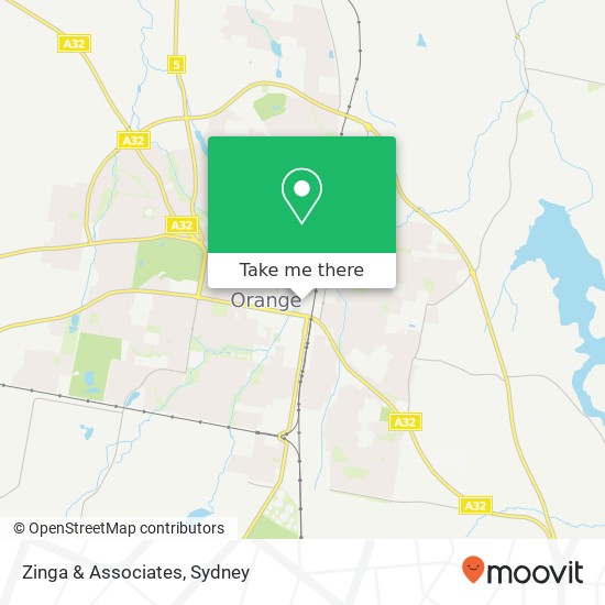 Zinga & Associates map