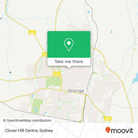 Clover Hill Centre map