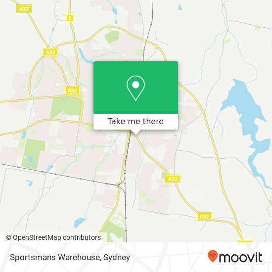 Mapa Sportsmans Warehouse