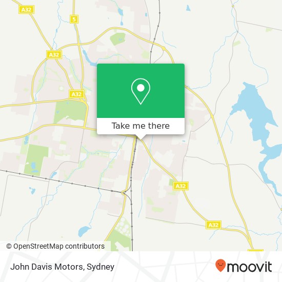 John Davis Motors map