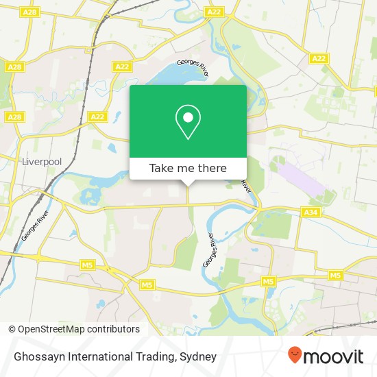 Mapa Ghossayn International Trading