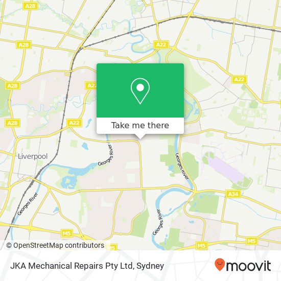 JKA Mechanical Repairs Pty Ltd map