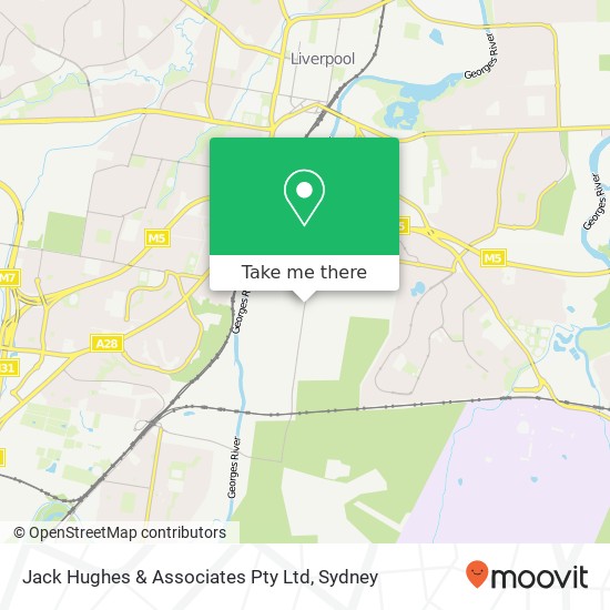 Jack Hughes & Associates Pty Ltd map