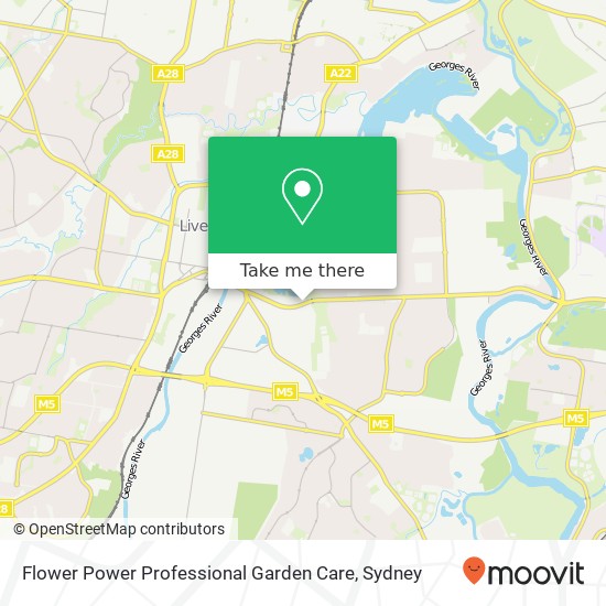 Mapa Flower Power Professional Garden Care