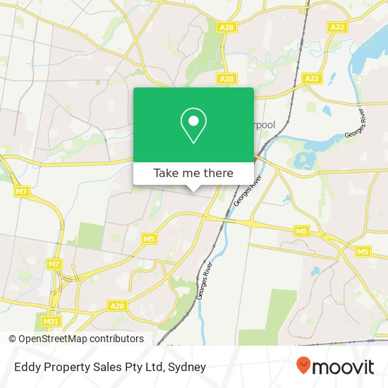 Mapa Eddy Property Sales Pty Ltd