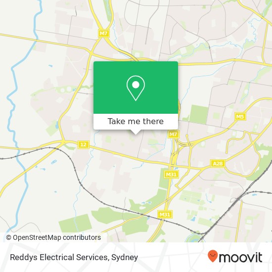 Reddys Electrical Services map