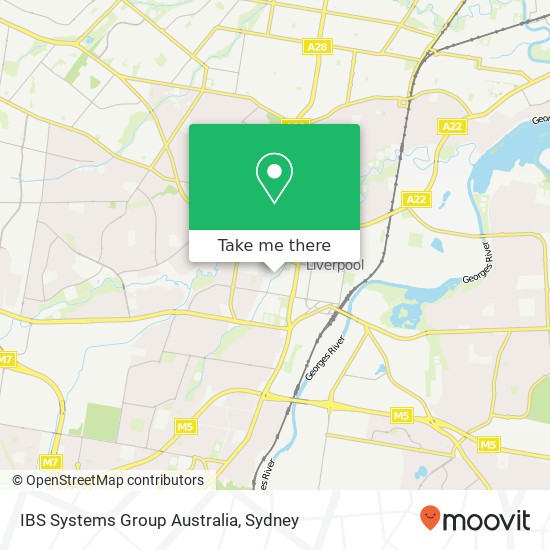 IBS Systems Group Australia map