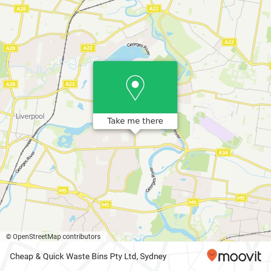 Cheap & Quick Waste Bins Pty Ltd map