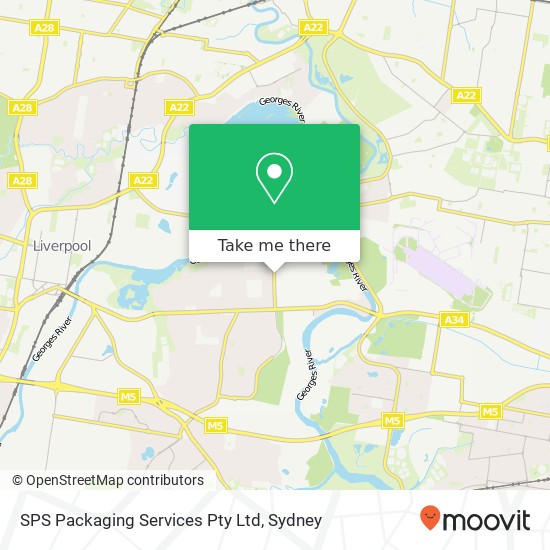 SPS Packaging Services Pty Ltd map