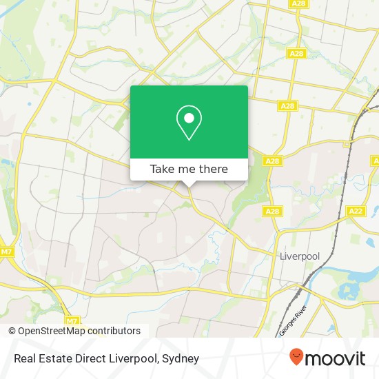 Real Estate Direct Liverpool map