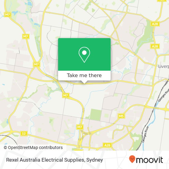 Rexel Australia Electrical Supplies map