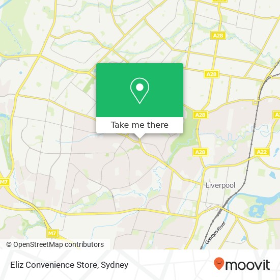 Eliz Convenience Store map