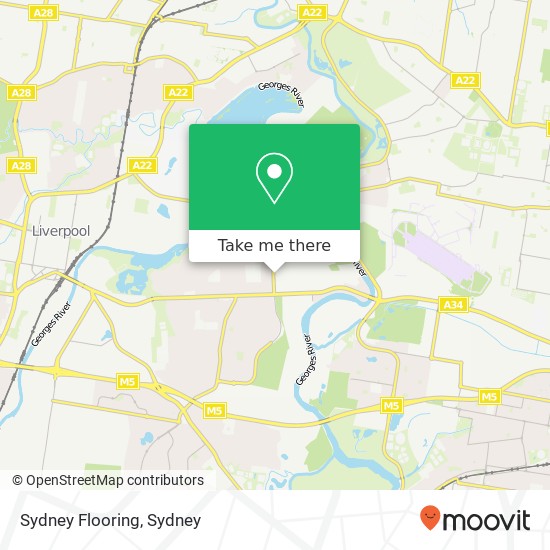 Sydney Flooring map