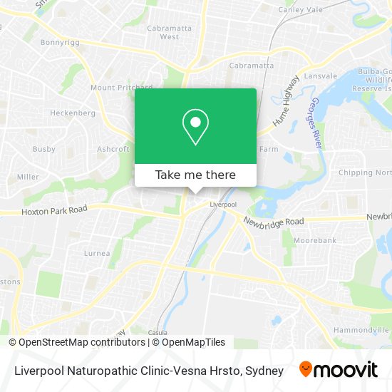 Liverpool Naturopathic Clinic-Vesna Hrsto map