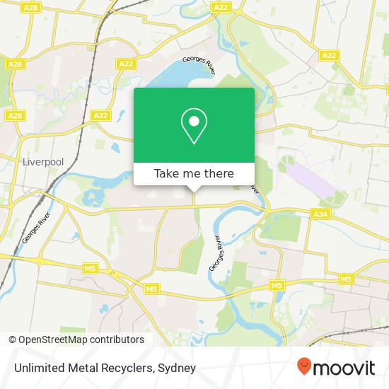 Mapa Unlimited Metal Recyclers