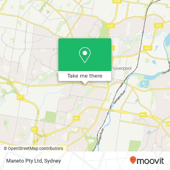 Maneto Pty Ltd map