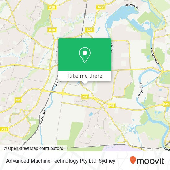 Advanced Machine Technology Pty Ltd map