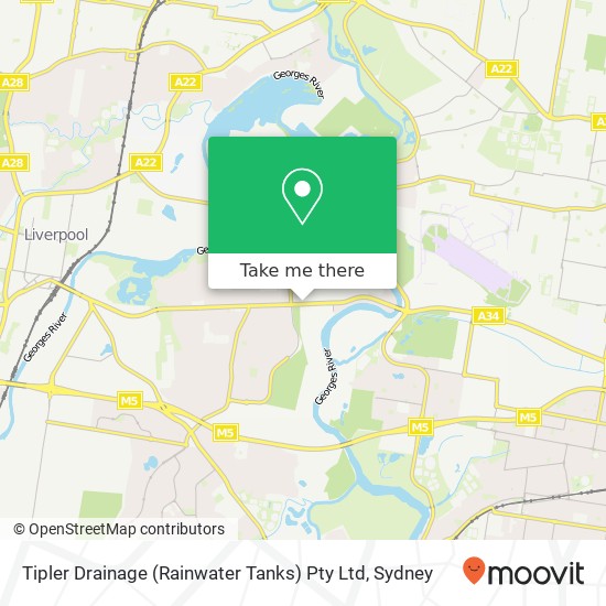 Tipler Drainage (Rainwater Tanks) Pty Ltd map