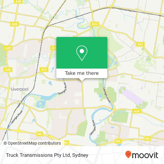 Truck Transmissions Pty Ltd map