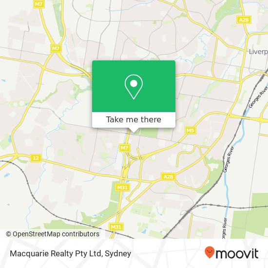 Macquarie Realty Pty Ltd map
