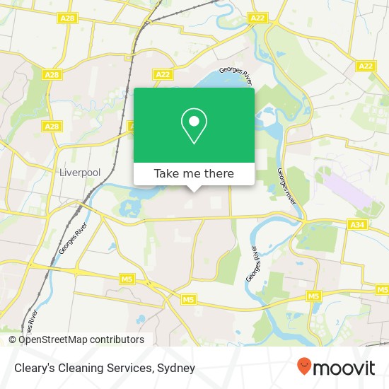 Cleary's Cleaning Services map