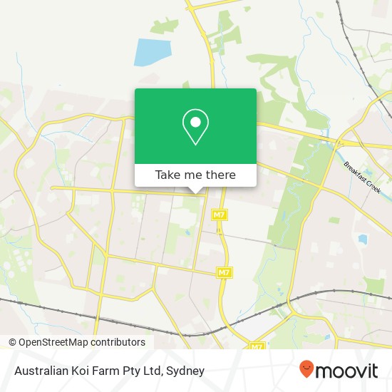 Australian Koi Farm Pty Ltd map