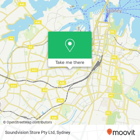 Soundvision Store Pty Ltd map