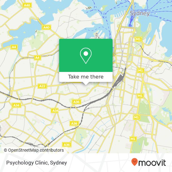 Psychology Clinic map