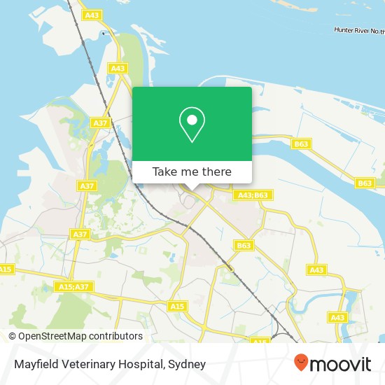 Mayfield Veterinary Hospital map