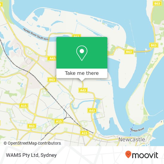 WAMS Pty Ltd map