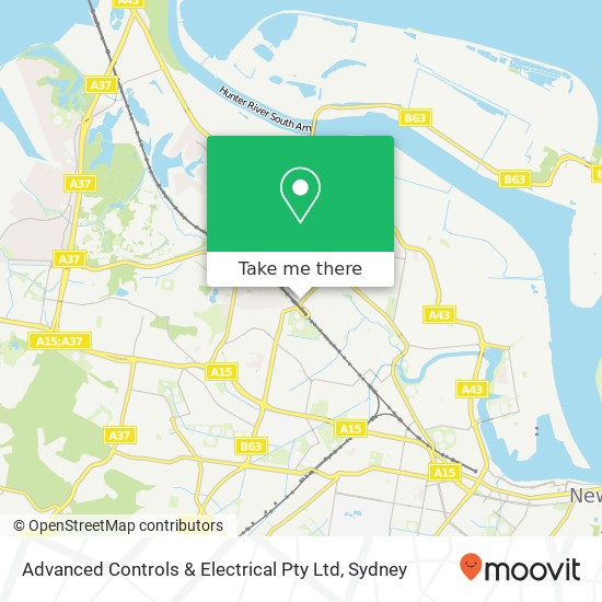 Advanced Controls & Electrical Pty Ltd map