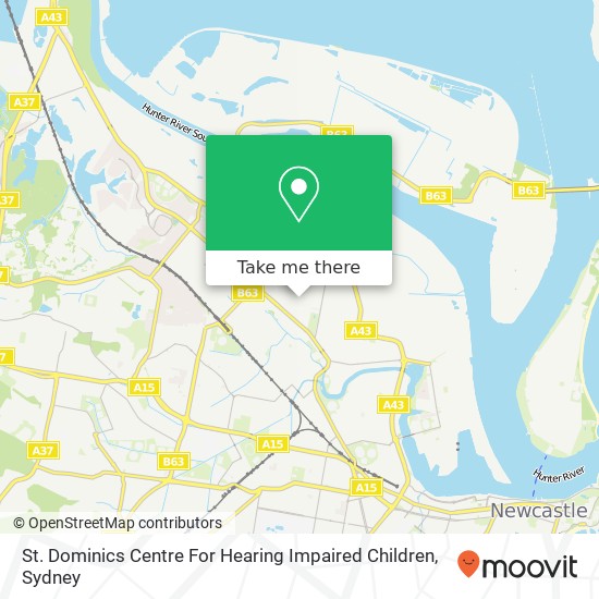 Mapa St. Dominics Centre For Hearing Impaired Children