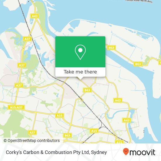 Corky's Carbon & Combustion Pty Ltd map