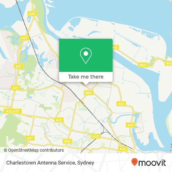 Charlestown Antenna Service map