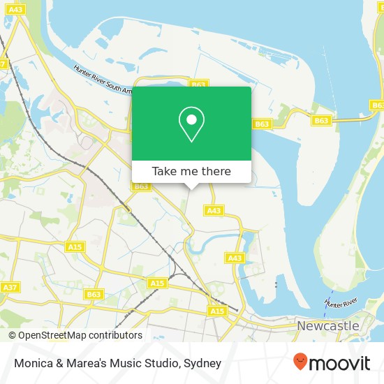 Mapa Monica & Marea's Music Studio