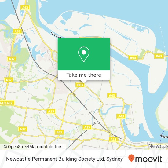 Newcastle Permanent Building Society Ltd map