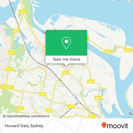 Mapa Howard Gary