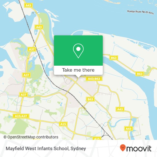 Mapa Mayfield West Infants School