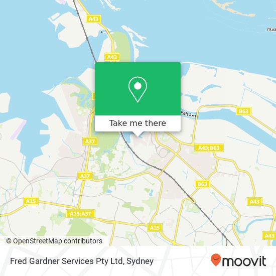 Fred Gardner Services Pty Ltd map