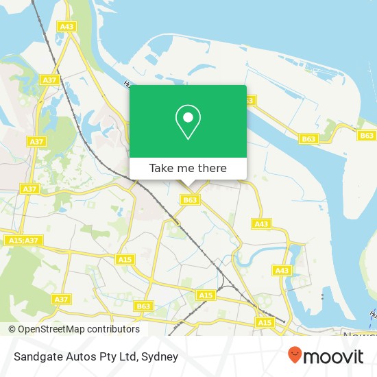Sandgate Autos Pty Ltd map