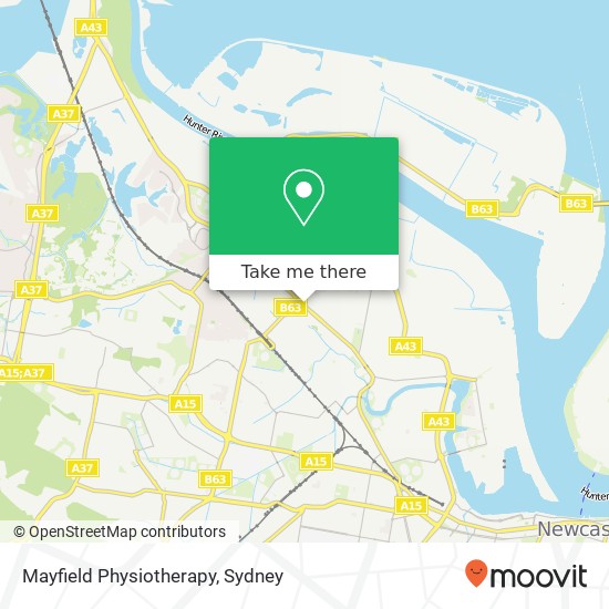 Mayfield Physiotherapy map