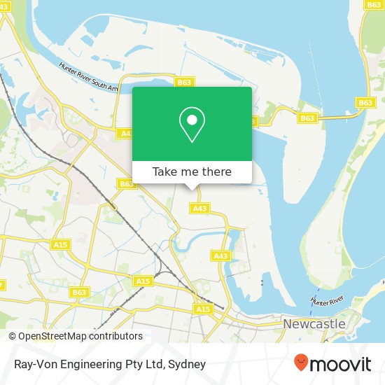 Ray-Von Engineering Pty Ltd map