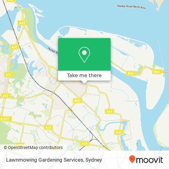 Mapa Lawnmowing Gardening Services