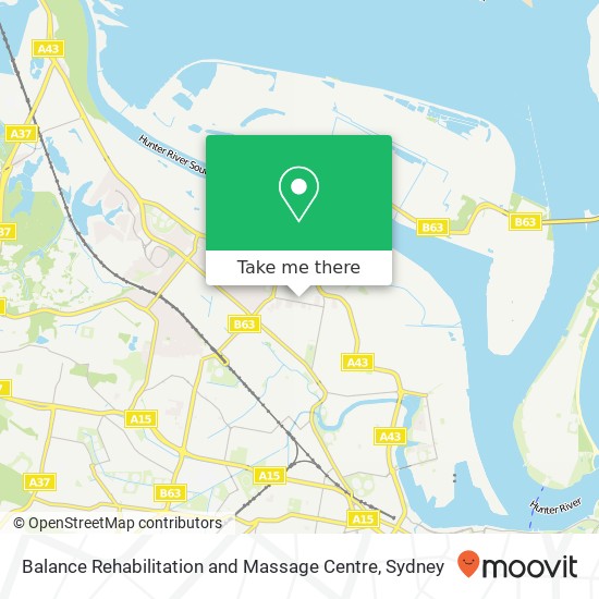 Mapa Balance Rehabilitation and Massage Centre