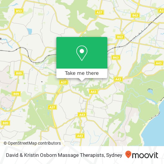 David & Kristin Osborn Massage Therapists map