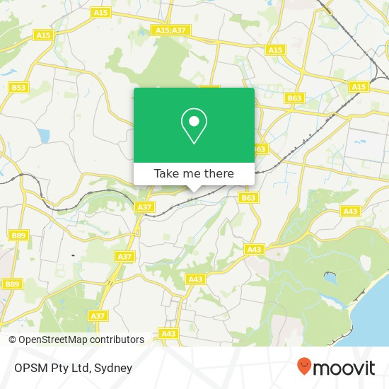 OPSM Pty Ltd map