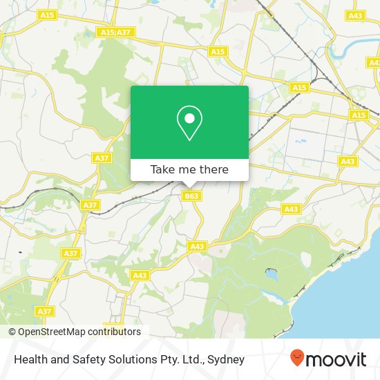 Health and Safety Solutions Pty. Ltd. map